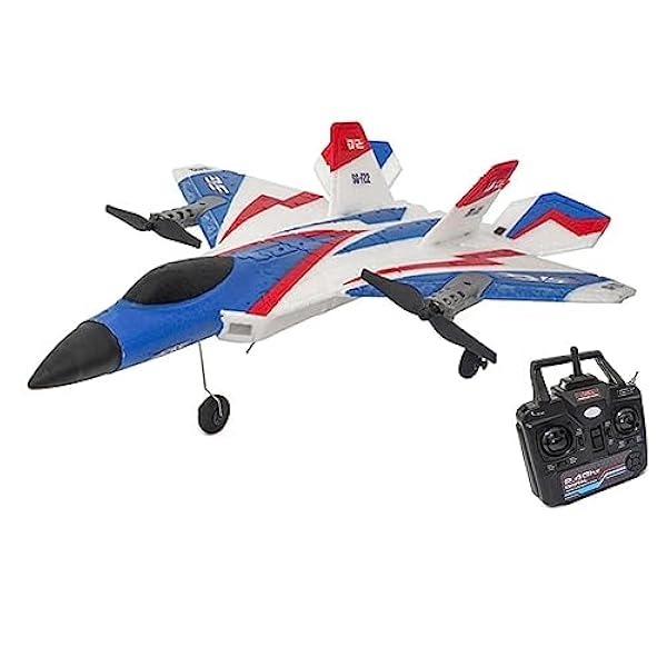 WESTN RC-plan - 4-kanals RC-flygplan Med 6-axligt Gyroskop, EPP-skummaterial RC-plan Med LED-ljus, 2,4 GHz RC-plan Är Lätt Att Flyga, Lämplig För Barn Och Nybörjare Semesterpresenter